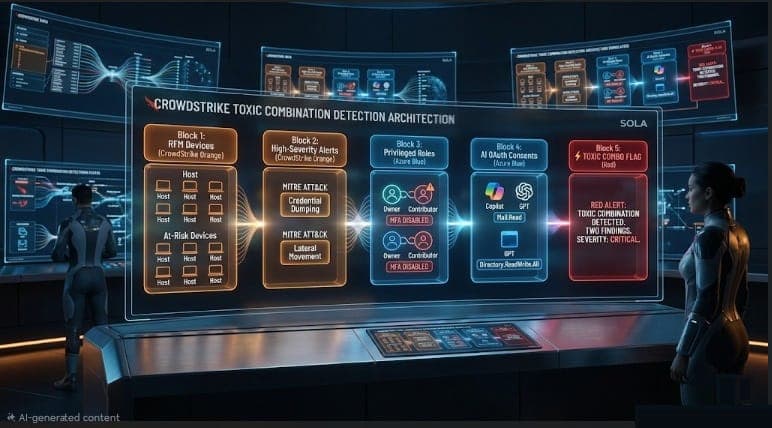 Cross-Stack "Toxic Combination" & Shadow AI Reference Architecture